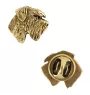 Schnauzer I - Broche de chien dans une boîte décorative, épingle élégante en plaqué or, épingle de veste de la marque Art-Dog