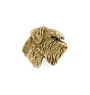 Schnauzer I - Broche de chien dans une boîte décorative, épingle élégante en plaqué or, épingle de veste de la marque Art-Dog