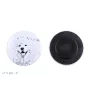 Samojede, Samoyed, Samojedenhund, Samojedenspitz Magnet mit einem Hundepfotenabdruck, außergewöhnlich leicht, starker Magnet, handgefertigtes Produkt der Marke Art-Dog