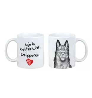 Schipperke - tasse avec chien, tasse avec photo, cadeau personnalisé de la marque Art-Dog