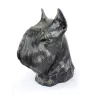 Schnauzer - buste de chien, grande tête de chien pour le jardin, décoration de salon unique par la marque Art-Dog