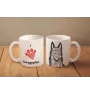 Schipperke, Little Black Devil, Little Captain - cup with a dog, cute cup with graphics, a gift with your photo from the Art-Dog brand