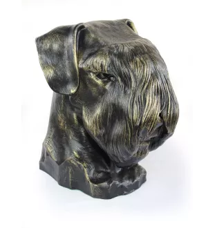 Schnauzer I - Hundebüste, großer Hundekopf für den Garten, einzigartige Wohnzimmerdekoration der Marke Art-Dog