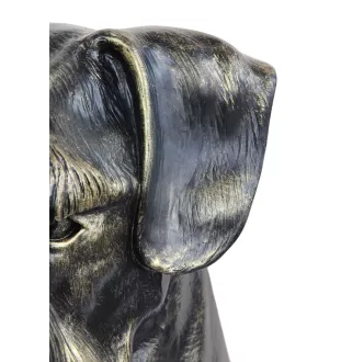 Schnauzer I - buste de chien, grande tête de chien pour le jardin, décoration de salon unique par la marque Art-Dog