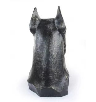 Schnauzer - urn for dog ashes, dog bust, large dog head for garden by Art-Dog