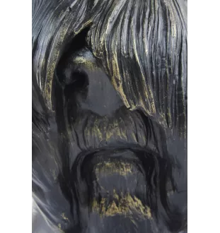 Schnauzer - Urne für Hundeasche, Hundebüste, großer Hundekopf für den Garten von Art-Dog