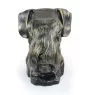 Schnauzer I - urn for dog ashes, dog bust, large dog head for garden by Art-Dog