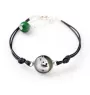Samoyède - ensemble de bijoux avec votre photo, ensemble fait à la main, bracelet et collier de la marque Art.-Dog