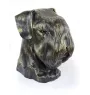 Schnauzer I - urn for dog ashes, dog bust, large dog head for garden by Art-Dog