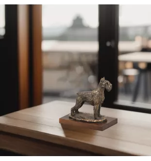 Schnauzer - Hundestatue, Figur für Büro, Trophäe für Hundeausstellung von Art-Dog brand