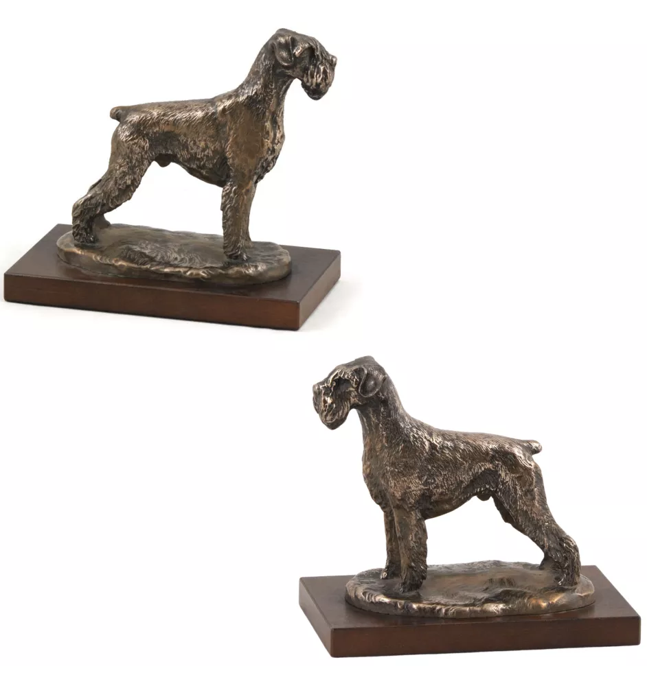 Schnauzer I - Hundestatue, Figur für Büro, Trophäe für Hundeausstellung von Art-Dog brand