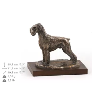 Schnauzer I - statue de chien, figurine pour bureau, trophée pour exposition canine par la marque Art-Dog