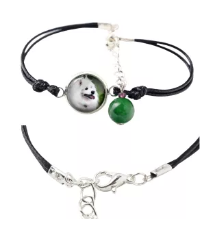 Samoyède - bracelet dans une boîte avec votre photo, bijoux féminins, cadeau parfait de la marque Art-Dog