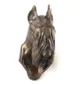 Schnauzer I - Dog statue, hanging bust, unique decoration for dog lover by Art-Dog brand