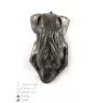 Schnauzer II - Dog statue, hanging bust, unique decoration for dog lover by Art-Dog brand