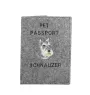 Schnauzer I - Porte passeport pour chien, porte document, cadeau pour le voyageur de la marque Art-Dog
