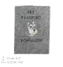 Schnauzer I - Porte passeport pour chien, porte document, cadeau pour le voyageur de la marque Art-Dog