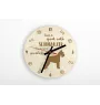 Schnauzer I - horloge avec chien, horloge en bois avec gravure, horloge personnalisée par Art-Dog