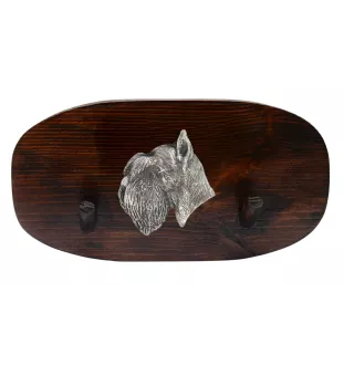 Schnauzer I - porte-accessoires, porte-médailles pour chiens, crochets pour clés par Art-Dog