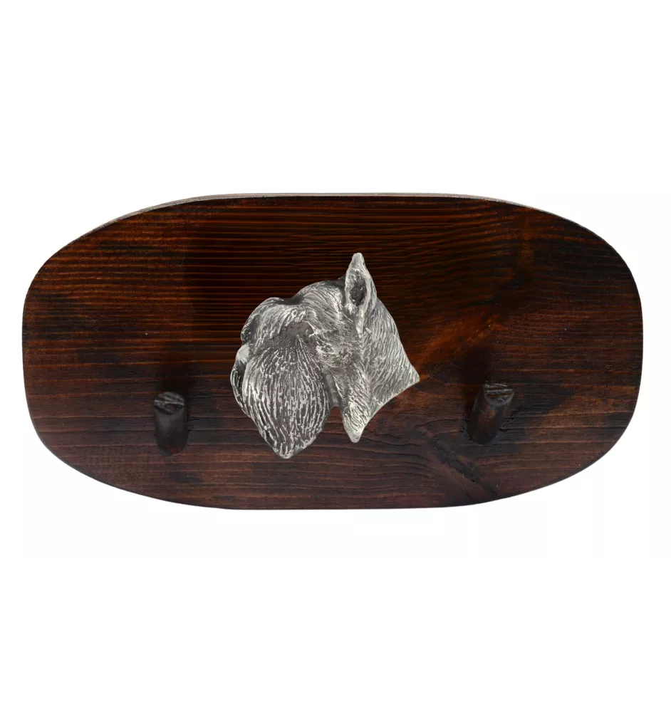 Schnauzer I - porte-accessoires, porte-médailles pour chiens, crochets pour clés par Art-Dog