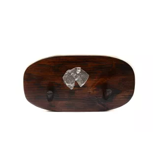 Schnauzer III - accessory rack, dog medal rack, key hooks by Art-Dog