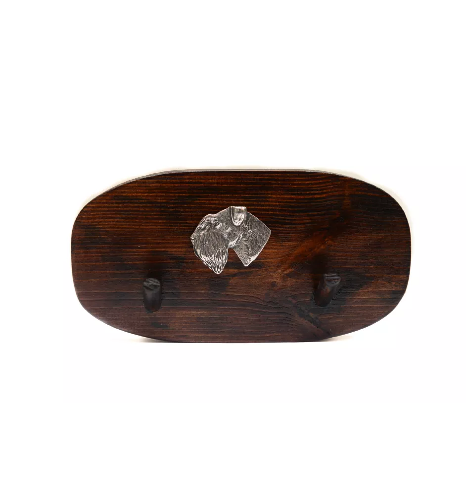 Schnauzer III - accessory rack, dog medal rack, key hooks by Art-Dog