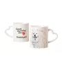 Samojed kubek z psem good morning serce Art-Dog