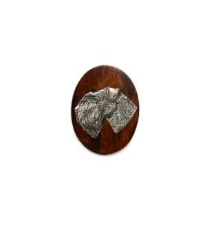 Schnauzer III - Hundeausstellungsbrosche, Startnummernclip, Hundeanstecker von Art-Dog