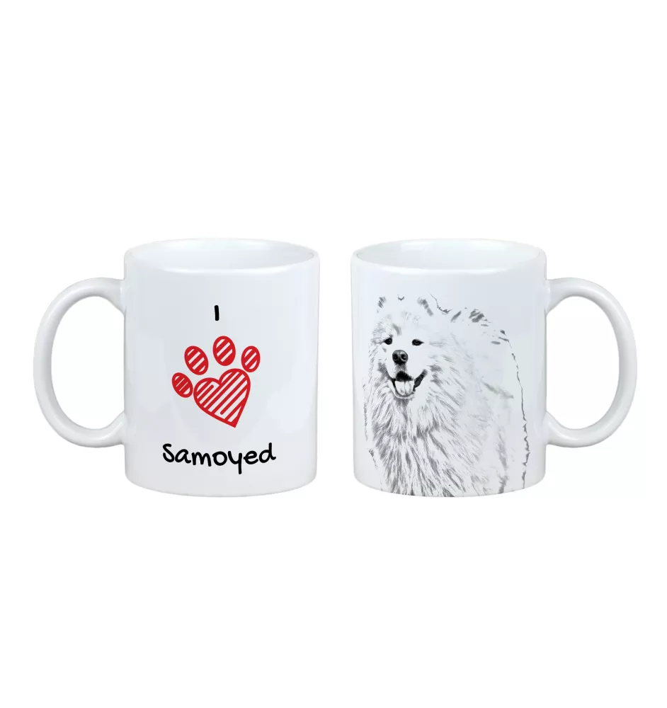 Samojede, Samoyed, Samojedenhund, Samojedenspitz - Tasse mit Hund, entzückende Tasse mit Grafik, Geschenk mit Ihrem Foto von der Marke Art-Dog