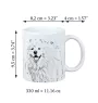Samoyède - tasse avec chien, une tasse adorable avec une illustration, un cadeau avec votre photo de la marque Art-Dog