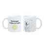 Samoyed, Bjelkier, Samoiedskaya Sobaka - cup with a dog, cheerful cup for a dog lover, personalized gift from the Art-Dog brand