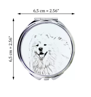 Samojed lusterko ze zdjęciem psa Art-Dog