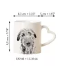 Schottischer Hirschhund - Tasse mit Hund, entzückende Tasse mit herzförmigem Henkel, universelles Geschenk der Marke Art-Dog