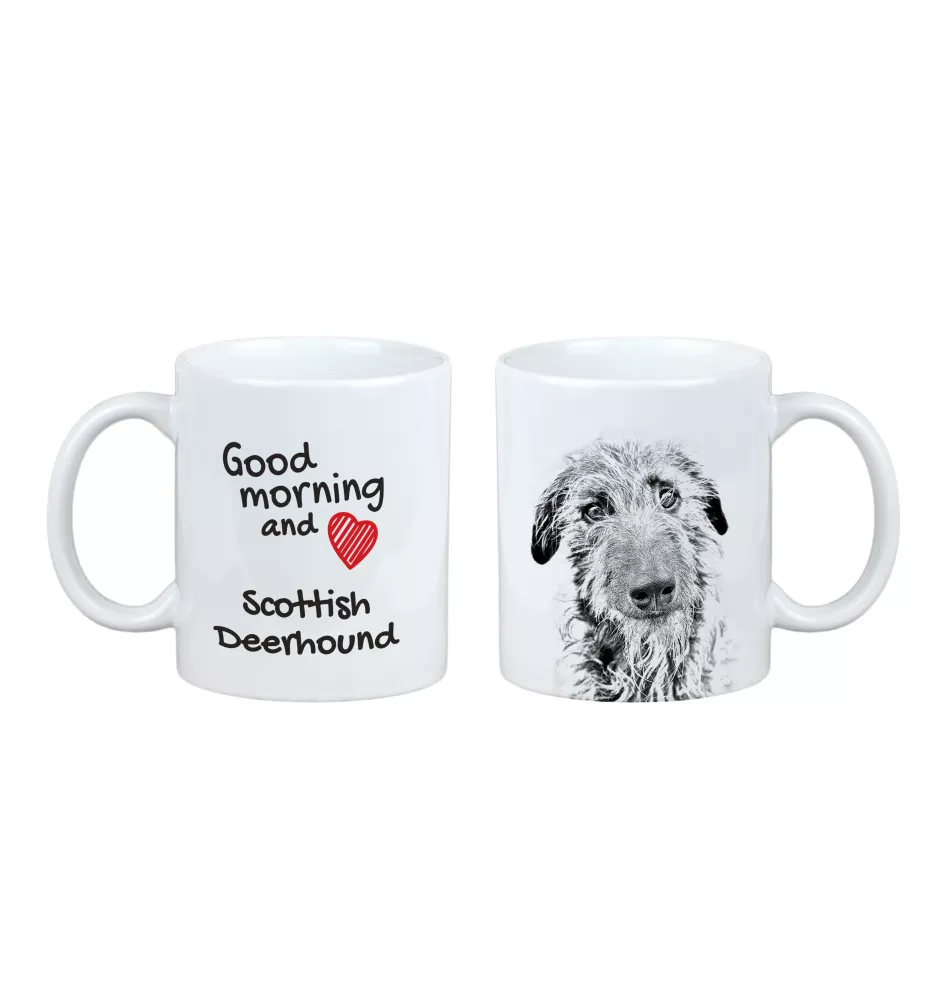 Lévrier écossais - tasse avec chien, tasse avec photo, cadeau personnalisé de la marque Art-Dog
