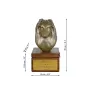 Schottischer Schäferhund - Eine Ascheurne für Hunde mit einer Statuette, eine kleine Urne für Hunde, eine personalisierte Urne mit dem Porträt eines Hundes von der Marke Art-Dog.
