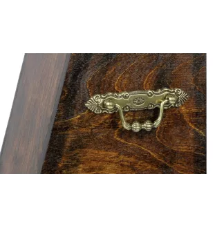 Schnauzer I - urne pour les cendres d'un chien, une urne élégante avec une statuette, une urne commémorative avec un buste de chien de la marque Art-Dog