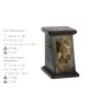 Schnauzer I - urn for dog ashes, elegant urn with a statue, commemorative urn with a bust of a dog by Art-Dog brand