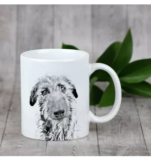 Lévrier écossais - tasse avec chien, une tasse joyeuse pour les amoureux des chiens, un cadeau personnalisé de la marque Art-Dog