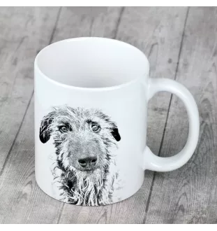 Lévrier écossais - tasse avec chien, une tasse joyeuse pour les amoureux des chiens, un cadeau personnalisé de la marque Art-Dog