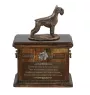 Schnauzer I - urne pour les cendres de chien, urne avec une statuette, urne personnalisée pour les cendres de chien de la marque Art-Dog