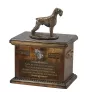 Schnauzer III - urne pour les cendres de chien, urne avec une statuette, urne personnalisée pour les cendres de chien de la marque Art-Dog