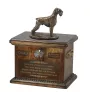 Schnauzer IV - urne pour les cendres de chien, urne avec une statuette, urne personnalisée pour les cendres de chien de la marque Art-Dog
