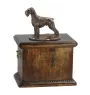Schnauzer IV - Eine Urne für die Asche eines Hundes, eine Urne mit einer Statue, eine personalisierte Hundeurne von der Marke Art-Dog.