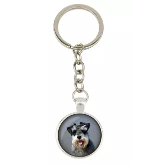 Schnauzer - keychain with your photo, key decoration, bag pendant from Art-Dog brand