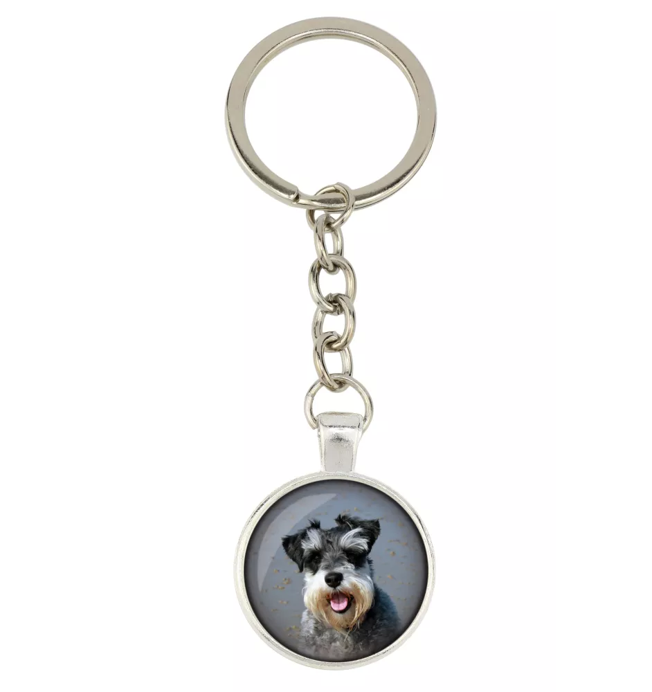 Schnauzer - keychain with your photo, key decoration, bag pendant from Art-Dog brand