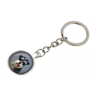 Schnauzer - porte-clés avec votre photo, accessoire pour clés, breloque pour sac de la marque Art-Dog