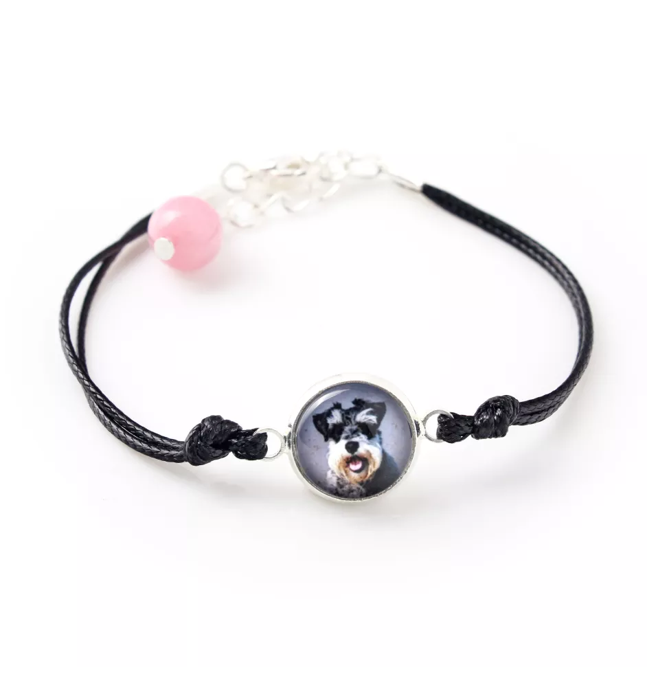 Schnauzer - bracelet with your photo handmade, unique jewelry from the Art-Dog brand