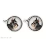 Schnauzer I - cufflinks and tie with your photo, a suit decoration, men's jewelry from the Art-Dog brand.
