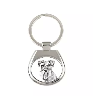 Schnauzer - Schlüsselanhänger mit Hund, Anhänger mit Aufdruck, personalisierter Anhänger der Marke Art-Dog