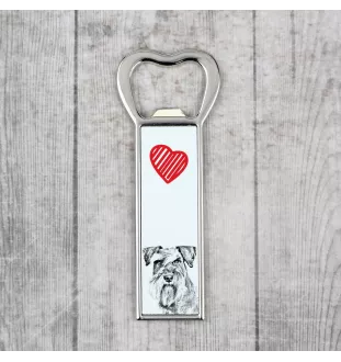 Schnauzer - ouvre-bouteille avec chien, ouvre-bouteille personnalisé pour réfrigérateur, cadeau unique pour homme de la marque Art-Dog